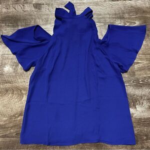 Sweet Pea by Staci Frati Cold Shoulder Short Sleeve Shirt Size Small